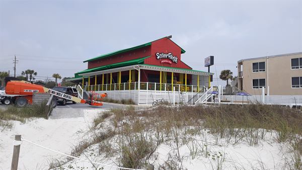 Señor Frog's beachfront restaurant, Panama City Beach