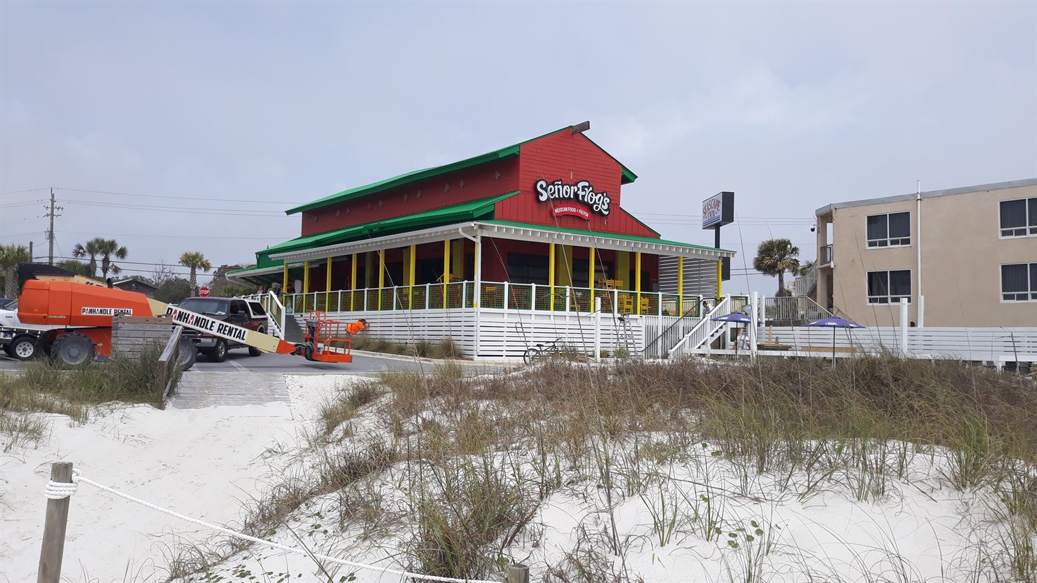 Señor Frog's beachfront restaurant in Panama City Beach, built by ECDC